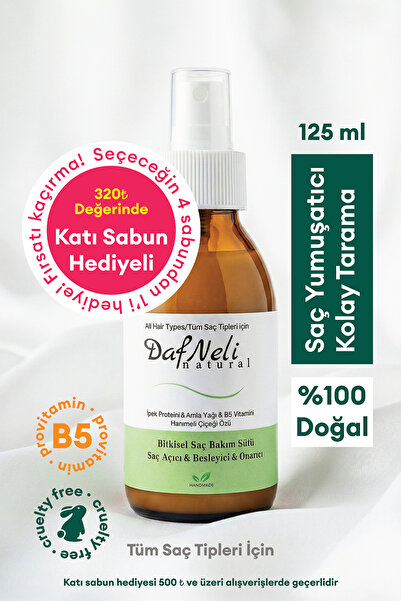 Dafneli Natural Saç Bakım Sütü, doğal içerikli, saç açıcı&yumuşatıcı