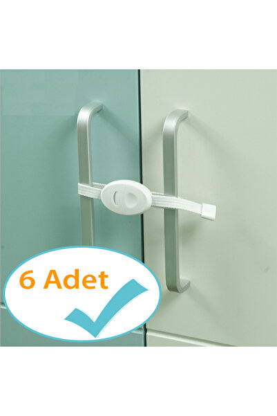 Evokids Double Door Hanger Cabinet Lock (6 Pieces)
