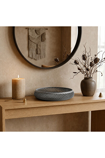 triora Spiral Zen Sunum kasesi; Dekoratif Spiral Zen Dekoratif Meyvelik & Sun...