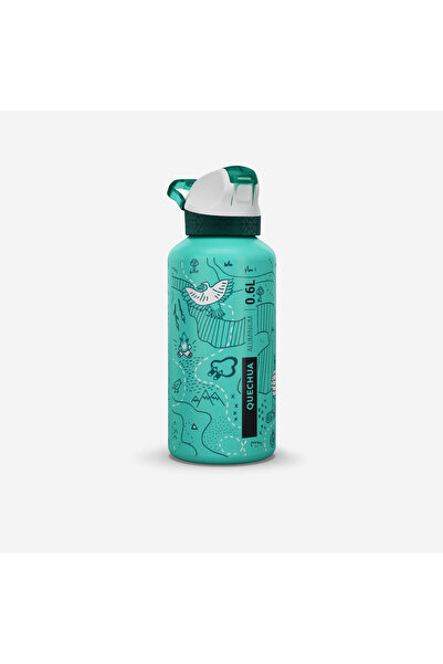 Decathlon Outdoor Alüminyum Matara - Pipetli / 0,6 Litre - Grafik Desenli - 900