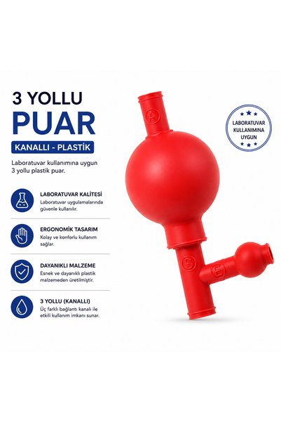 Labolist 3 Yollu (Kanallı) Puar Plastik