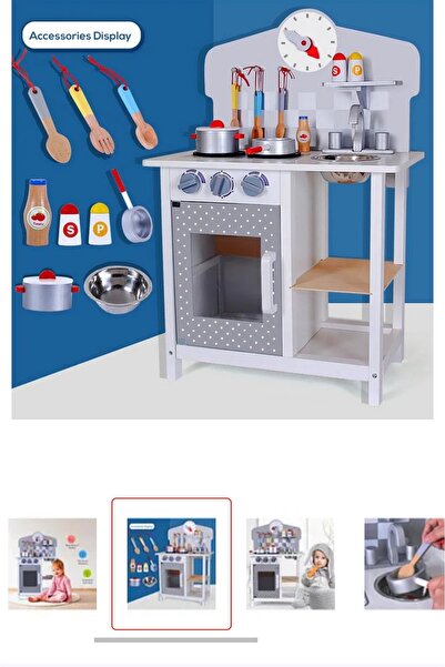 Generic Brand Wooden Kids Kitchen