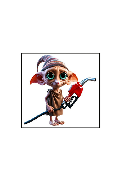 Choice 1pcs 1pc Elf Refueling Car Sticker-Durable Waterproof Sticker Bumper S...
