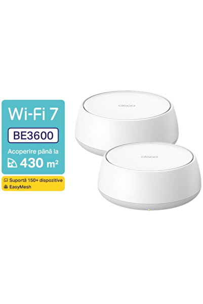 TP-LINK Ασύρματος δρομολογητής Deco BE25, BE3600, Wi-Fi 7, Διπλής ζώνης, 2.5 ...