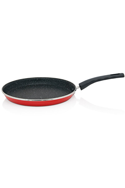 Metalac Tigaie clatită 1l Granit Inducție roșu Metalacemail/25cm/1l