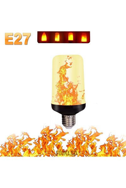 Choice E27 4Mode 9W LED Flame Light Bulb 4 Modes E14 E27 Party LED Flame Effe...