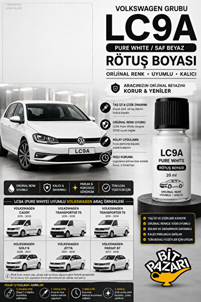 Gloss Detailing Volkswagen Vw Lc9a Saf Beyaz - Profesyonel Çizik Ve Taş Izi G...