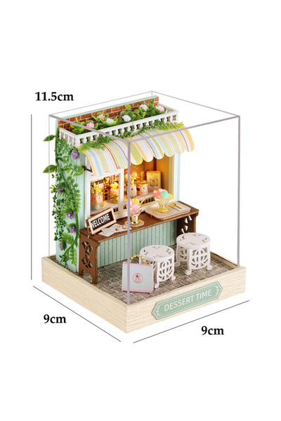 Choice QT-086 with cover Casa Diy Wooden Miniature Doll House Small House Kit...