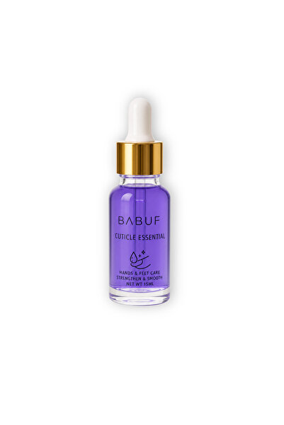 BABUF Ulei de cuticulă cu pipetă Lavanda, 15 ml