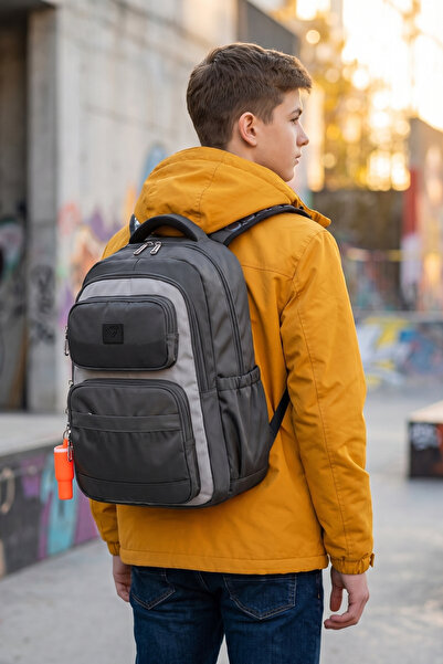 byhakan Ç-52001 School Bag Backpack Gray