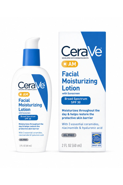 CeraVe كريم مرطب للوجه مع واقي من الشمس 60 مل