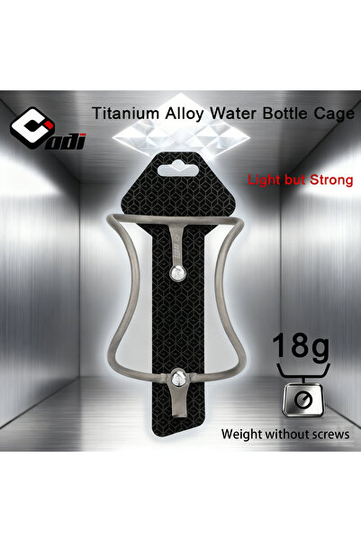Choice TA6 Ti Bottle Cage ODI Ultralight Bicycle Bottle Cage 18g Titanium All...