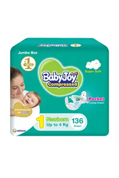 BabyJoy بيبي جوي مقاس 1-136 علبة جامبو