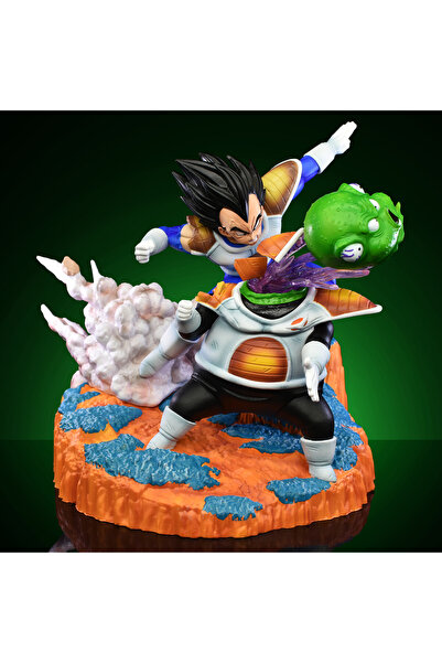 BANDAI no box 21cm 21cm/8.26in Anime Dragon Ball Z Vegeta VS Guldo Figure DBZ...
