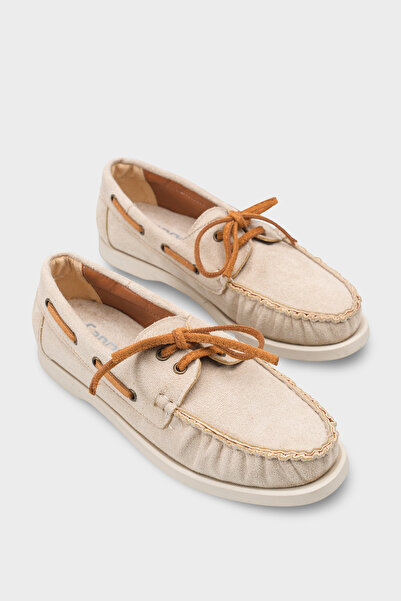 Capone Outfitters Брия дамски удобни мокасини с връзки и мъниста
