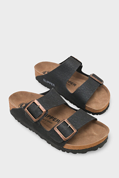 Capone Outfitters Double Banded Buckle Women's Slippers