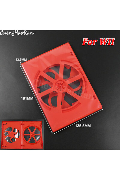 Choice For WII Red 1 Piece For PS3 PS1 WII X Box CD Multi-Purpose Game Card C...