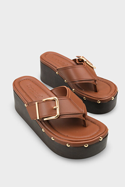 Capone Outfitters Kristi Wedge Heel Women's Flip Flops Sabo Slipper