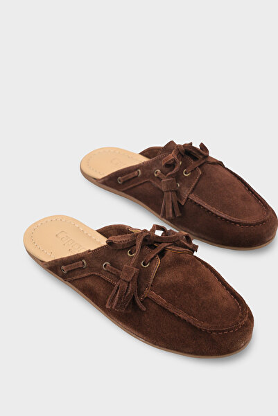Capone Outfitters Shellie Genuine Leather Suede Lace-Up Beaded Comfort Women'...