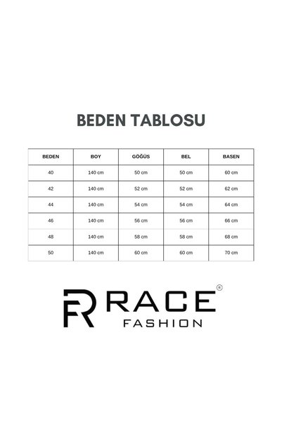 RACE FASHİON Double-Breasted Collared Belted Full-Length Modest Trench Coat RC1403056
