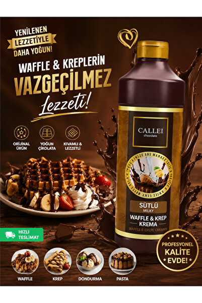 Chocolate Sütlü Pratik Döküm Waffle Çikolatası 1000gr⁠