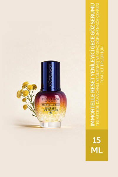 L'Occitane Immortelle Reset Yenileyici Gece Göz Serumu, Ölmezotu Yağı İçeren,...