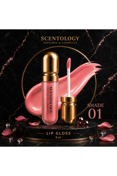 Scentology Doctor of perfums Shade 01 – Nourishing High-Shine Lip Gloss 8ML