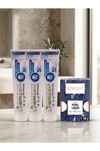 Herbadent Bitki Özlü Diş Macunu 50ml 3 Adet