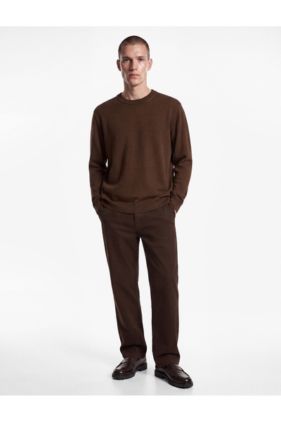 Koton Long Sleeve Crew Neck Basic Knitwear Sweater