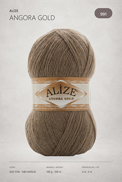 Alize Angora Gold %20 Yün El Örgü İpi 991