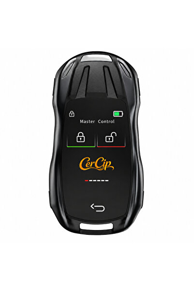 CerCip Smart Car Key with 828 Display, Keyless Entry Activation, 4 Buttons, T...