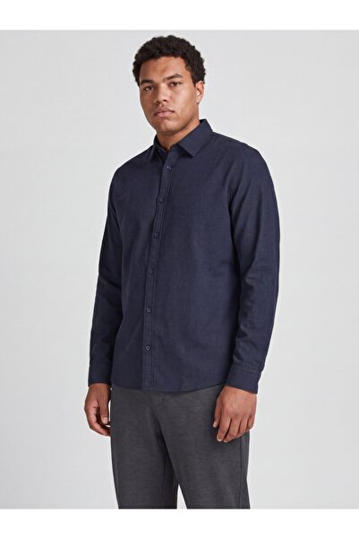 Jack & Jones Plus Cămașă de bumbac pentru bărbați, mărimi mari, croială norma...