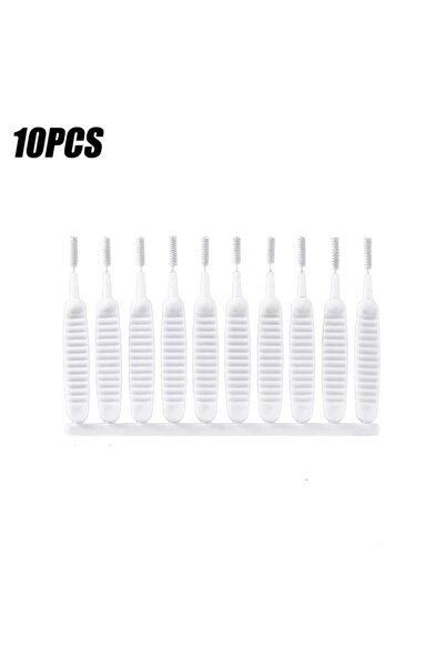 Choice 10PCS 10-100PCS Shower Cleaning Brush Bathroom Micro Nylon Brush Nozzl...