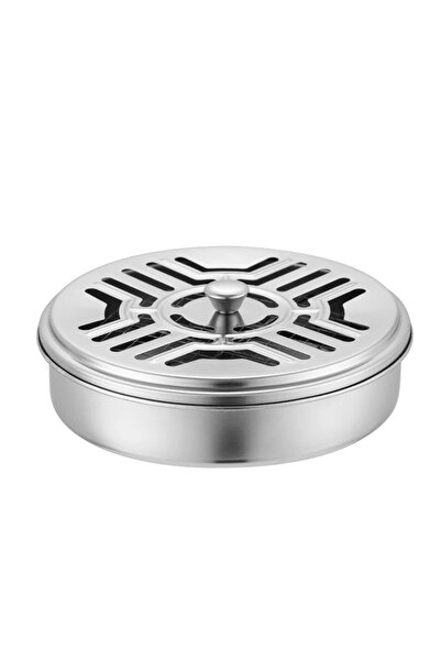 Choice 1pc Mosquito Coils Holder Stainless Steel Mosquito Coil Box with Cover...