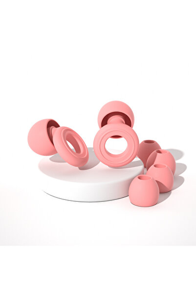 Choice3 A-Pink Loop Noise Cancelling Ear Plugs Soft Silicone Waterproof Earpl...