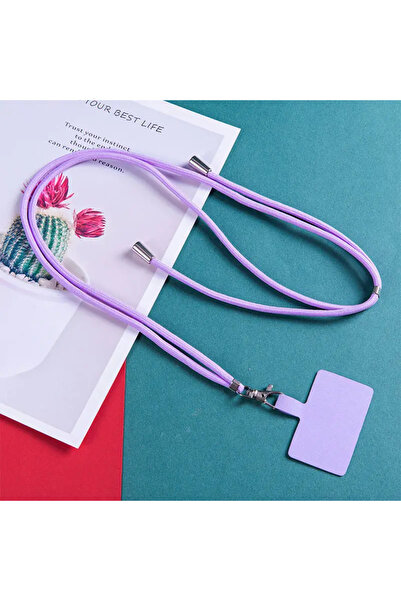 Choice3 purple Universal Adjustable Phone Lanyard Detachable Neck Cord For Mo...