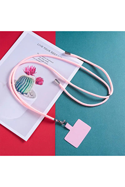 Choice5 Pink Universal Adjustable Phone Lanyard Detachable Neck Cord For Mobi...