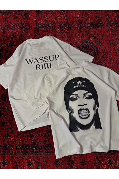 1blood RIRI & ROCKY Γραφικό Oversize T-Shirt