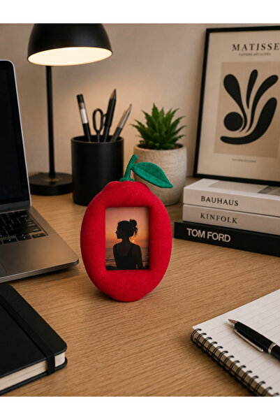 MSVstudio3d 3D Baskı Meyve Tasarımlı Polaroid Fotoğraf Çerçevesi - Ofis Masas...