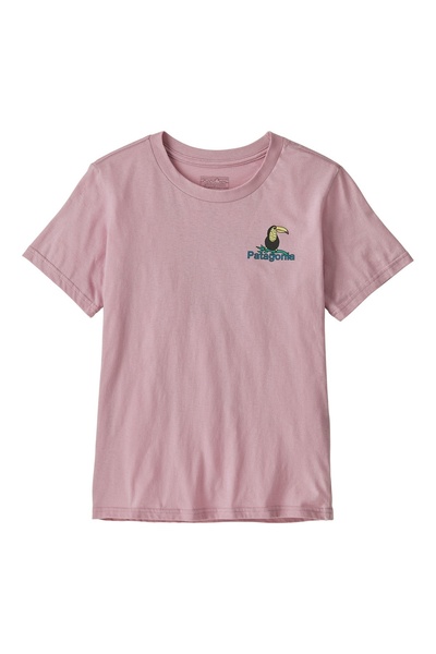 Patagonia Tricou grafic Prqv pentru fete, copii