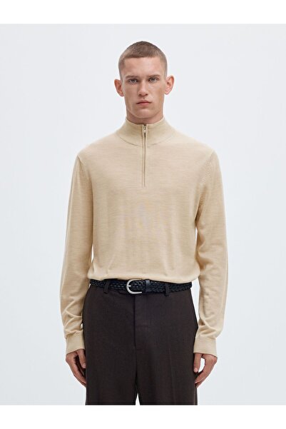 Selected Homme Half-zip Pullover 100% Merinowoll
