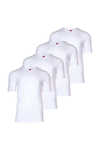 s.Oliver Herren T-Shirt, 4er Pack - Basic, Rundhals, einfarbig