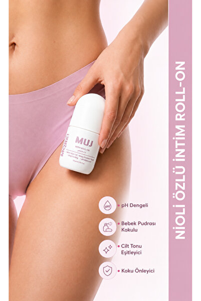 MUJ Genital Bölge Aydınlatıcı,Koku Önleyici ve Giderici Roll-On 75 ml | Nioli...