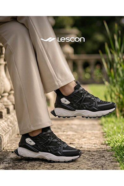 Lescon Unisex Mercury 5 Trail Sports Shoes / Serrated White Sole, Mesh Upper ...