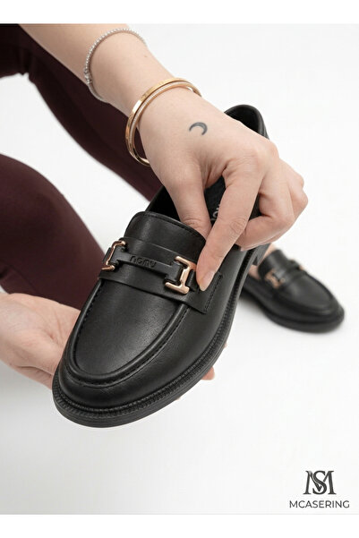 MCASERING Lüx Ortopedik Kaymaz Tabanlı Ultra Hafif Günlük Kadın / Kız OXFORD Kolej Loafer Ayakkabı