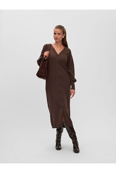 Vero Moda Strickkleid VMERICA Langes Kleid