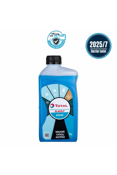 TOTAL 234193 | Antifriz Mavi Glacelf Eco BS 2F 1 Litre Üretim Yılı 2025/7