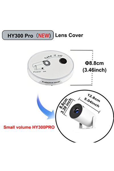 Choice HY300Pro cover NEW DITONG Projector Lens Protection Cover Avoid Dust L...