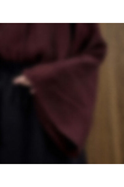 Faya Boutique Bordo Şifon Velissa Bluz