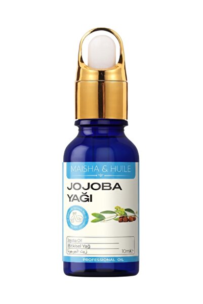 Jojoba Yağı (Soğuk Pres) 10 ML - Doğal Bitkisel Aromaterapi Yağı - 100% Doğal ve Saf